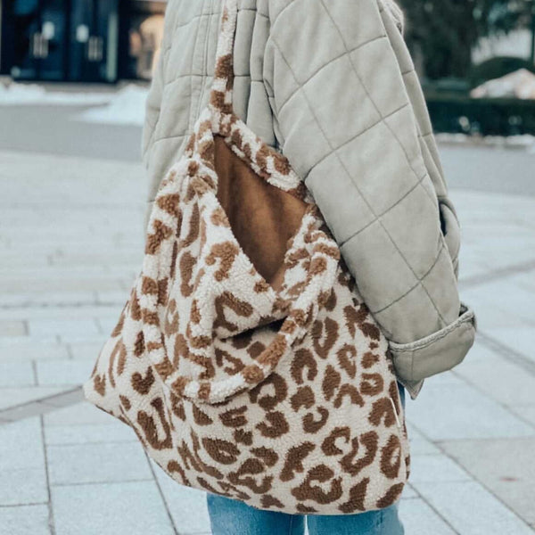 Studio Noos Oversize Mama Stroller Bag (Leopard Teddy)