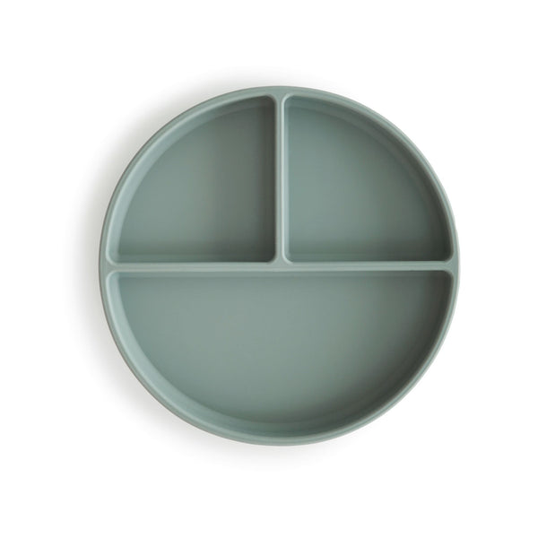 Silicone Suction Partition Plate (Cambridge Blue)