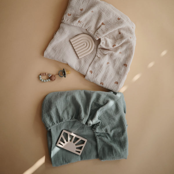 Extra Soft Cotton Small Crib Sheet (Roman Green)