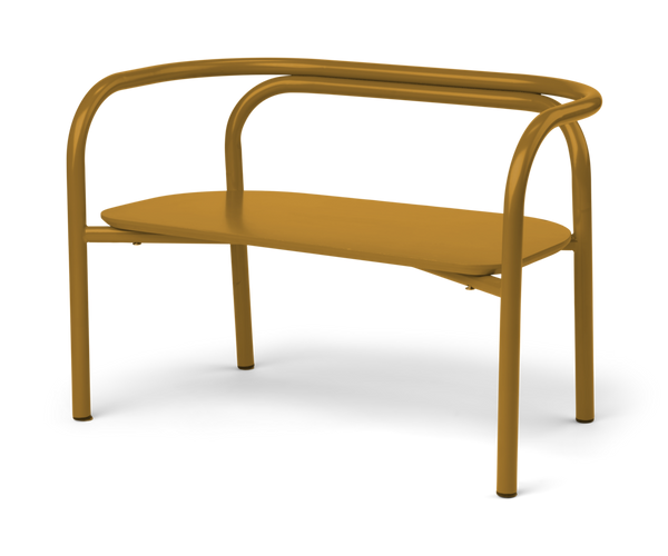 Axel Childrens Steel Frame Bench (Golden Caramel)
