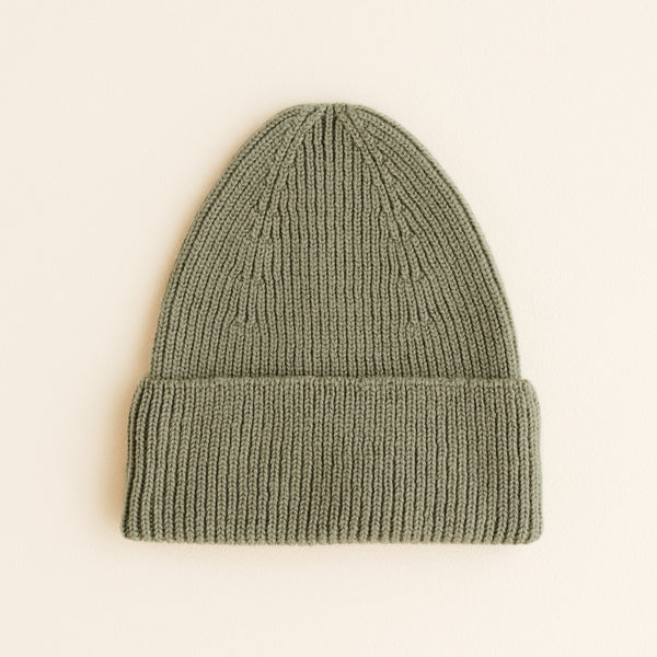 Fonzie Merino Wool Beanie (Artichoke)