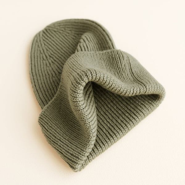 Fonzie Merino Wool Beanie (Artichoke)