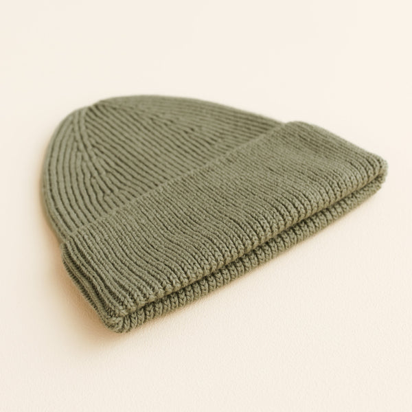 Fonzie Merino Wool Beanie (Artichoke)