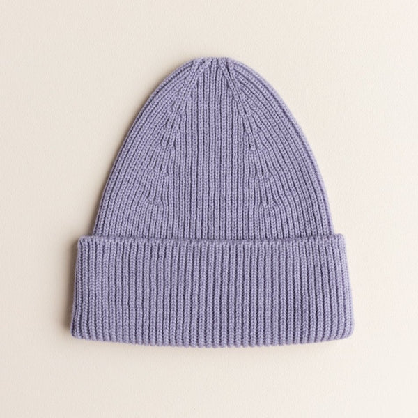 Fonzie Merino Wool Beanie (Lilac)
