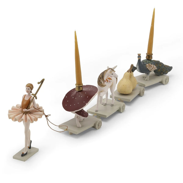 Birthday Train Candle Holder Table Decoration (Ballerina)