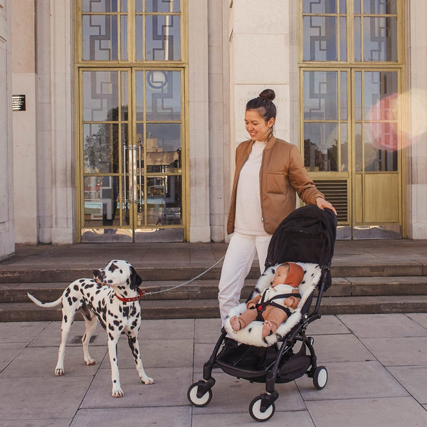 Spotted Sheepskin Snuggler (Dalmation Dot)