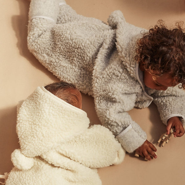 Merino Wool Snuggle Suit (Cloud)