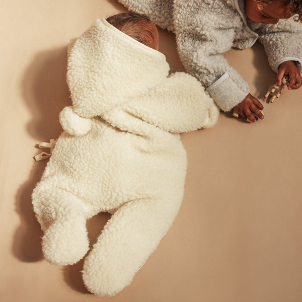 Merino Wool Snuggle Suit (Milk)
