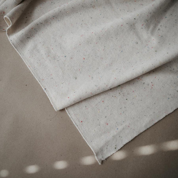 Organic Cotton Knitted Confetti Baby Blanket (Ivory)