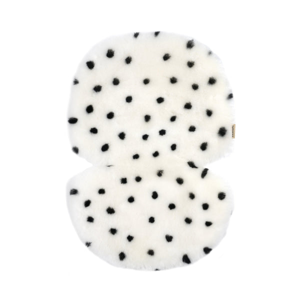 Spotted Sheepskin Snuggler (Dalmation Dot)