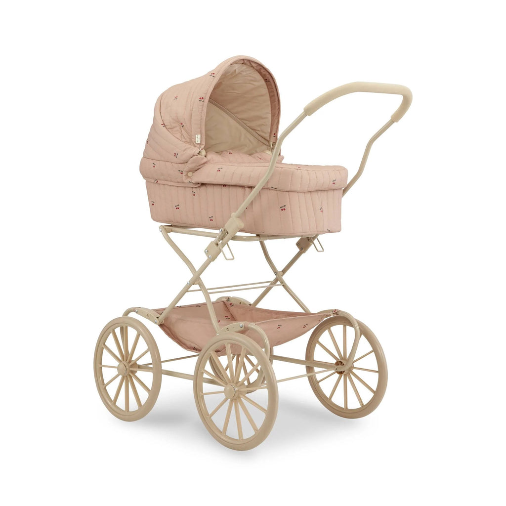 Floral Cotton Quilted Traditional Vintage Dolls Pram Konges