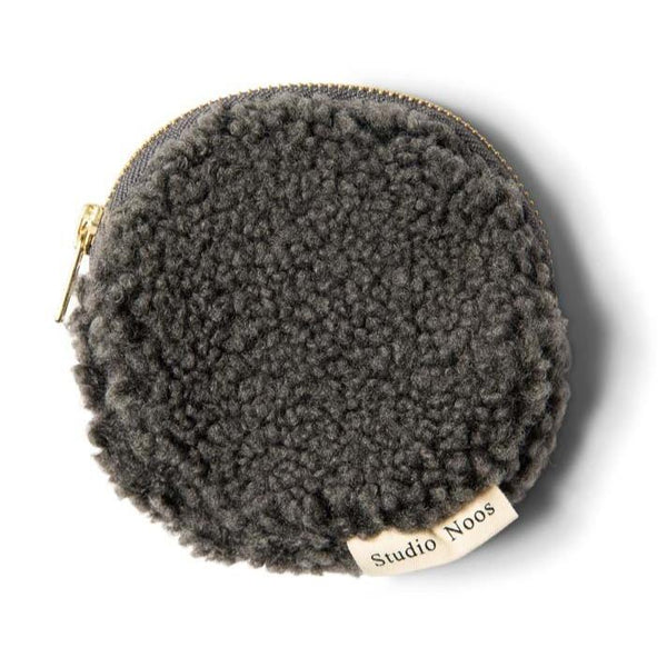Studio Noos Circular Mama Purse Wallet (Dark Grey Teddy)