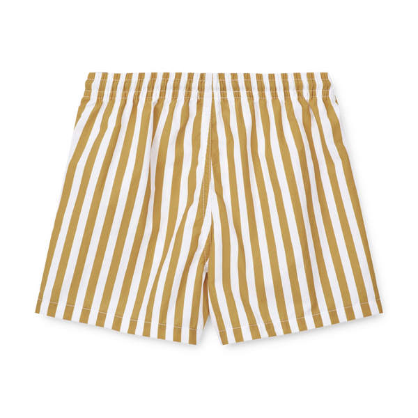 Duke Pinstripe Swim Board Shorts (Yellow Mellow)