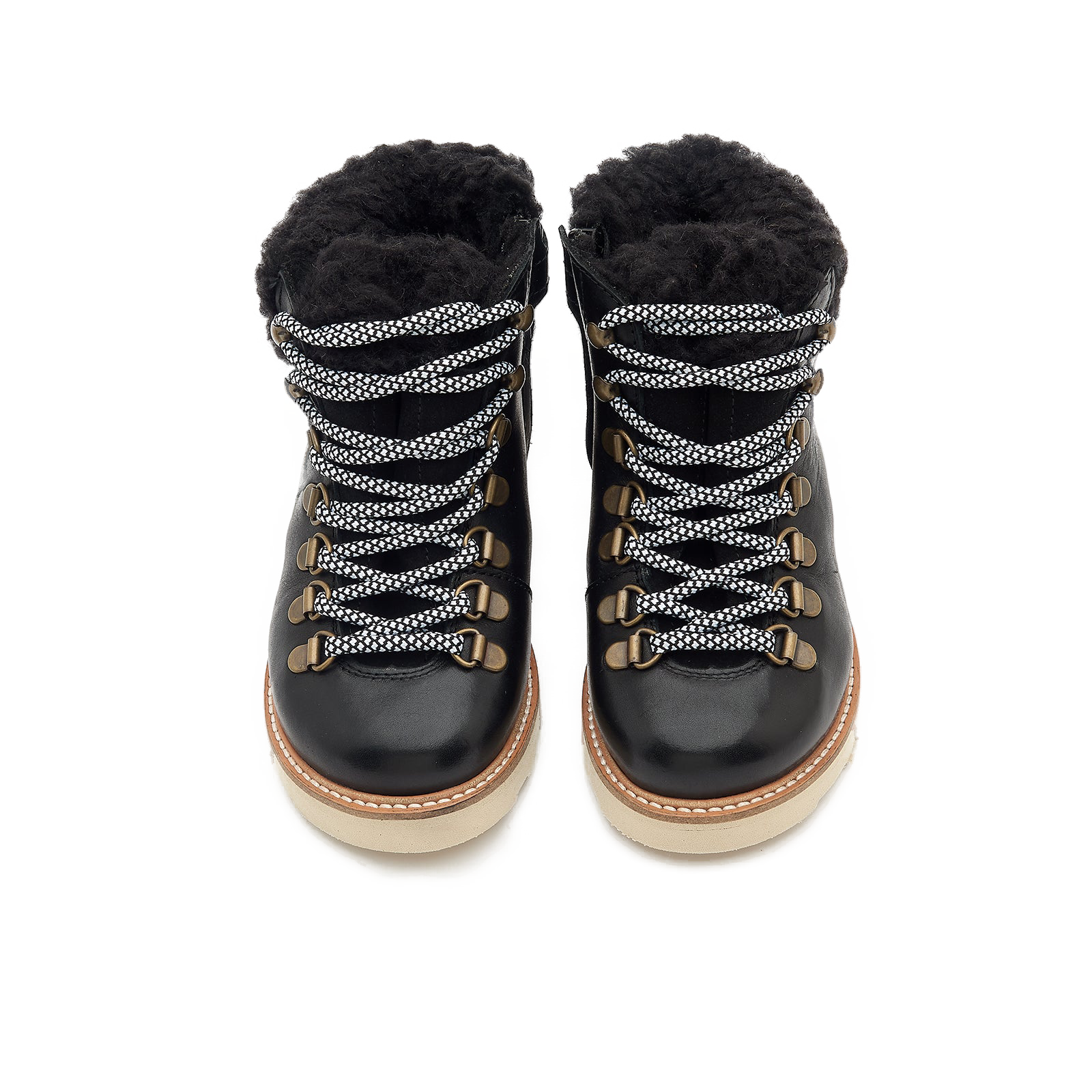 Fur lined hiking boots best sale