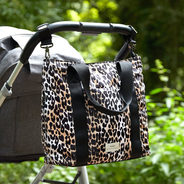 Selby Mama Tote Bag with Change Mat (Leopard)