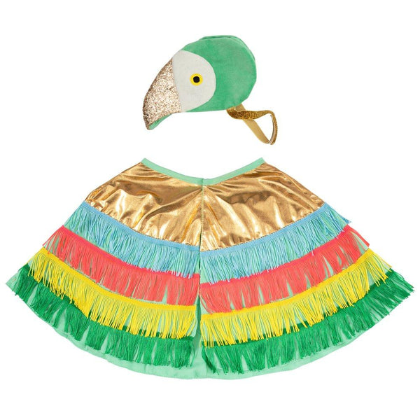 Parrot Fringed Cape Dress Up