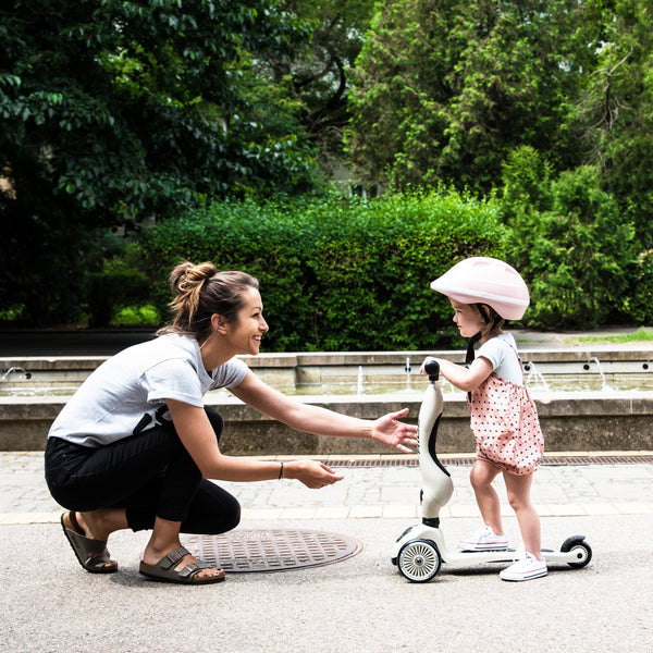 Highway Kick 1 Scooter and Pushbike All-in-One (Ash)