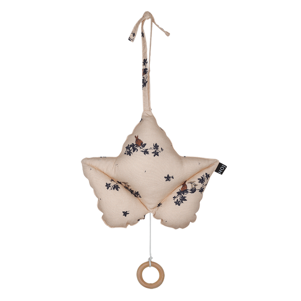 Leaf Music Box Mobile (Oatmeal Forest)