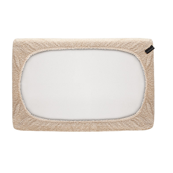 Plush Teddy Changing Mat Cover (Oatmeal)