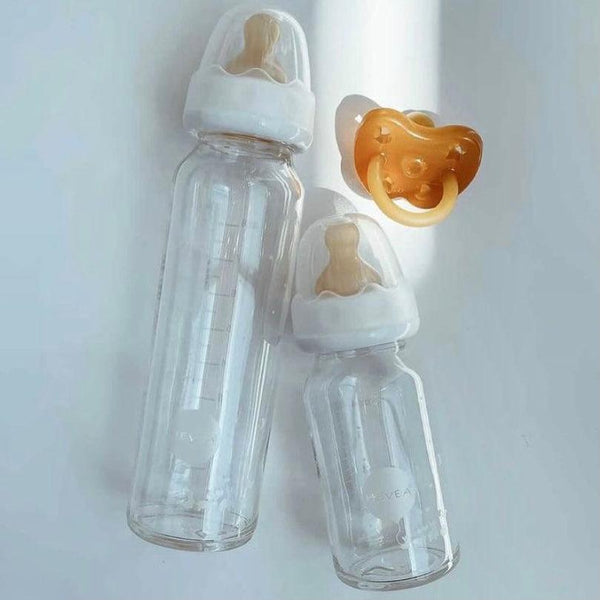 Baby Glass Bottles Set of 2 (White 120ml)