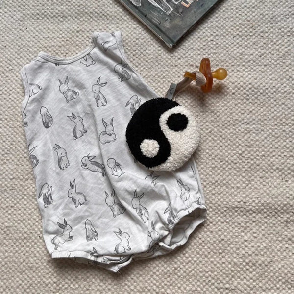 Yin Yang Pacifier Clip and Comforter