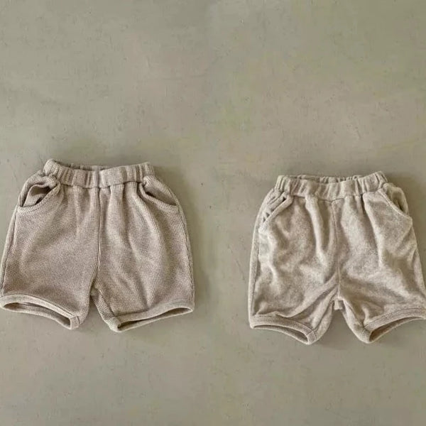 Mali Cotton Terry Sporty Shorts (Oat)