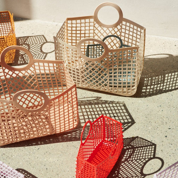 Bloom Basket Bag (Rose)