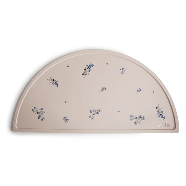 Mushie Silicone Placemat (Lilac Flowers)
