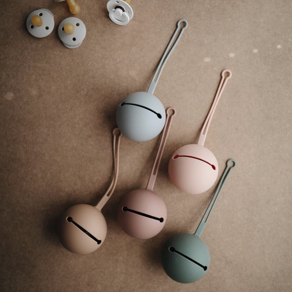 Silicone Pacifier Case (Stone)