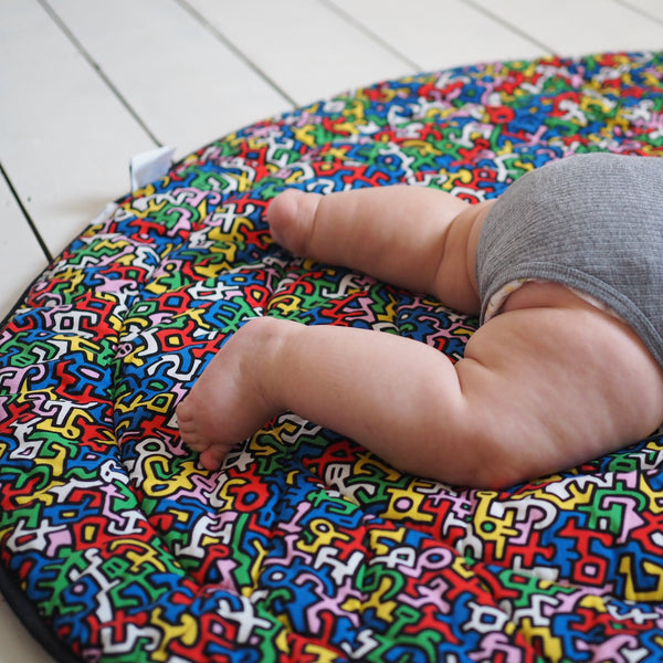 Etta Loves x Keith Haring Sensory Reversible Playmat