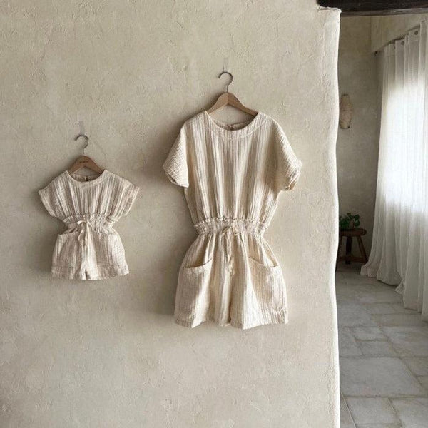 MAMA Roma Cotton Cheesecloth Playsuit