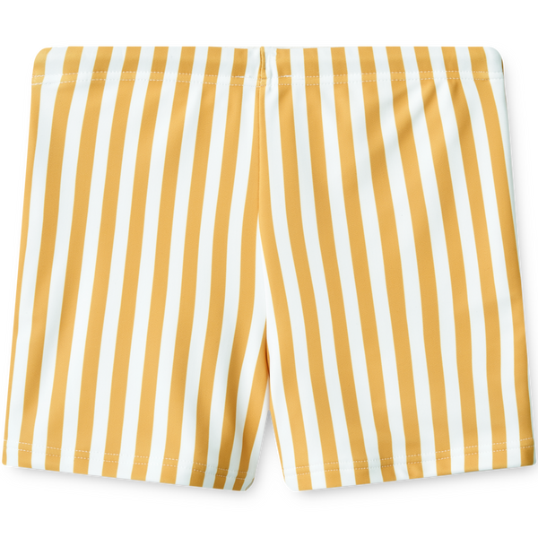 Otto Pinstripe Swim Shorts (Yellow Mellow)