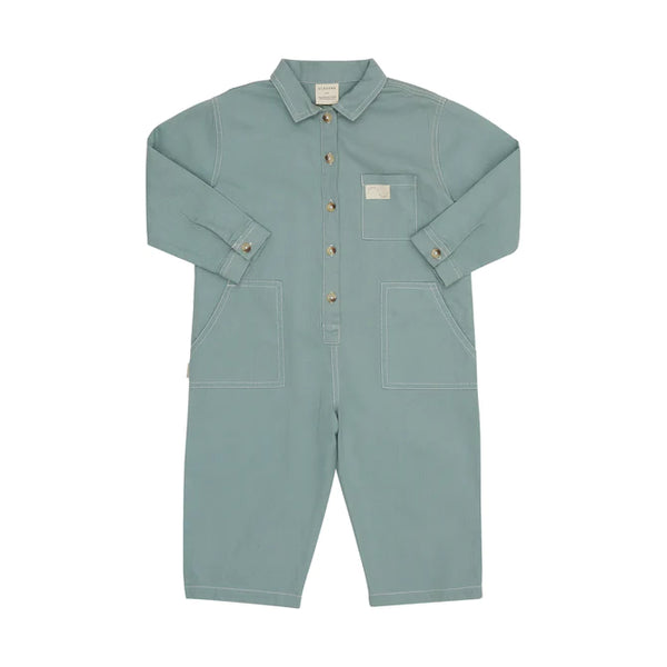 Milking It Western Overalls (Sea Green)