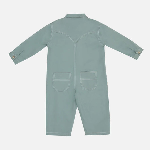 Milking It Western Overalls (Sea Green)