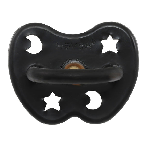Starry Natural Rubber Pacifier Dummy 3-36 months (Black)
