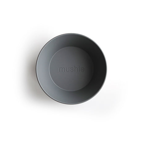 Round Bowls, Set of 2 (Smoke Dark Grey)