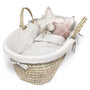 Organic Cotton Moses Basket Liner & Linen 4 Piece Set (Grey) – Ando
