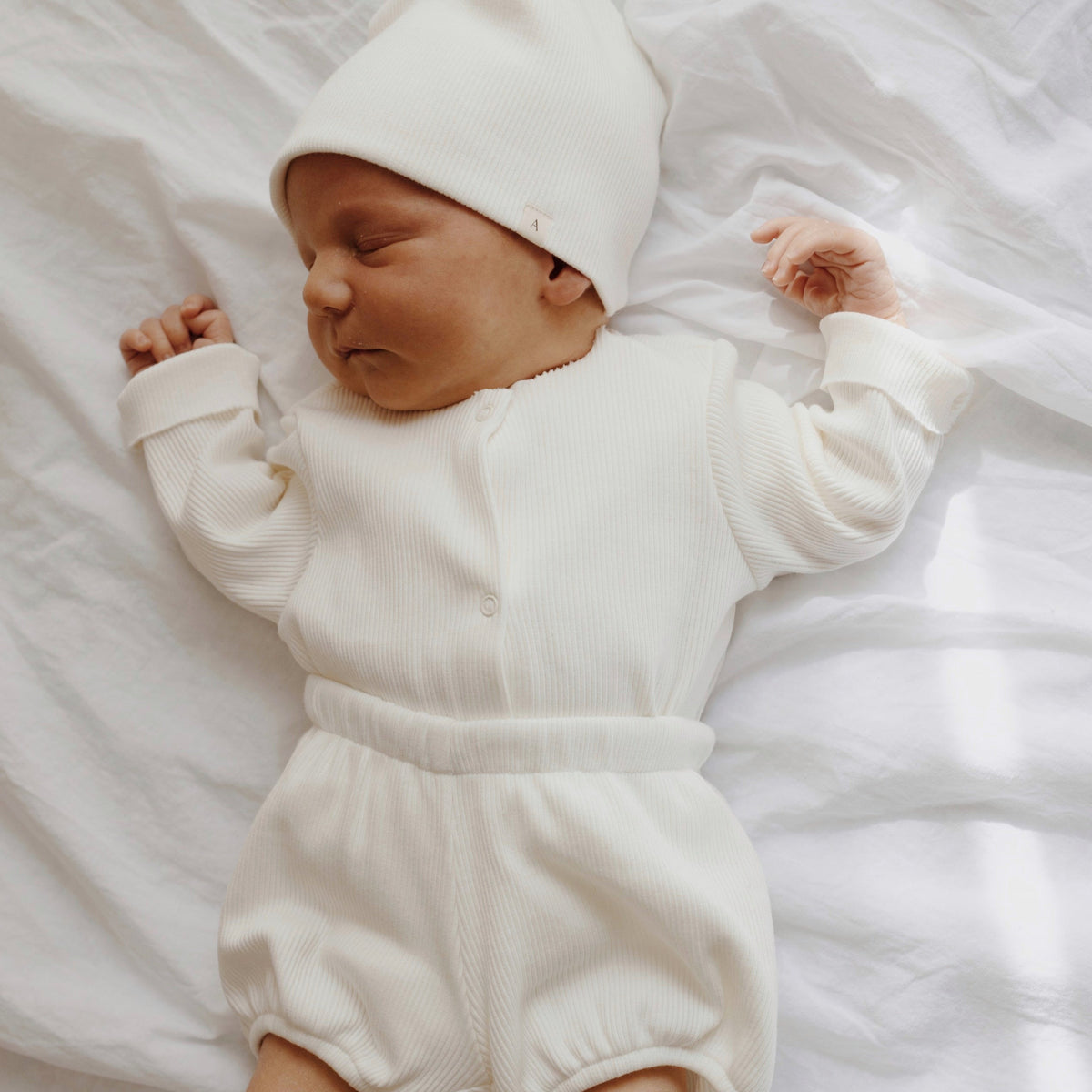 White fashion cotton romper baby