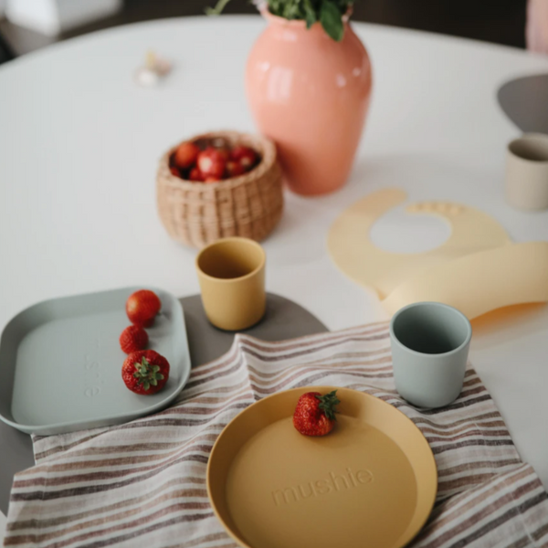 Mushie Cups Set (Smoke Dark Grey)