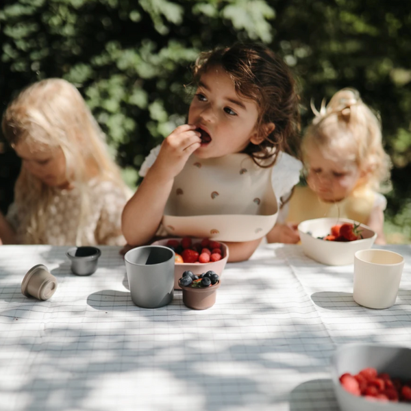 Mushie Cups Set (Smoke Dark Grey)