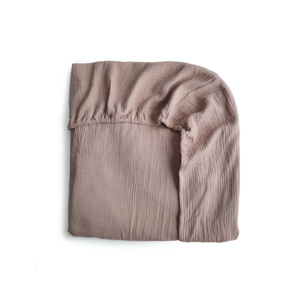 Extra Soft Cotton Small Crib Sheet (Blush)