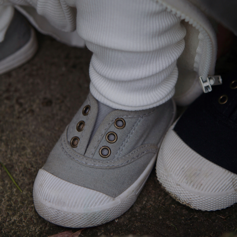 Light grey shop canvas shoes