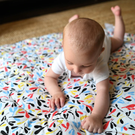 Etta Sensory Plant Print Reversible Playmat