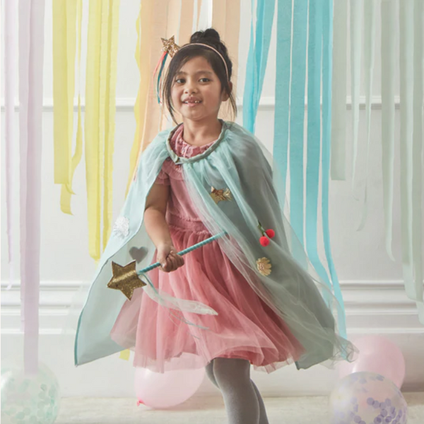 Rainbow Icon Cape and Wand Dress Up Set