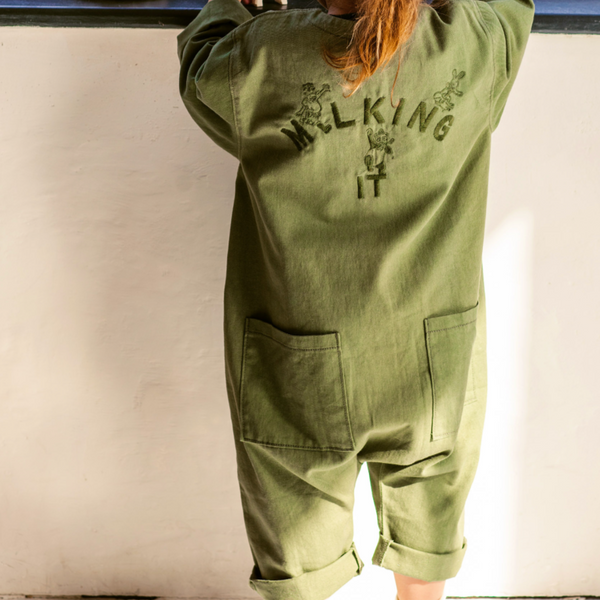 MILKING IT x ANDO Overalls (Forest)