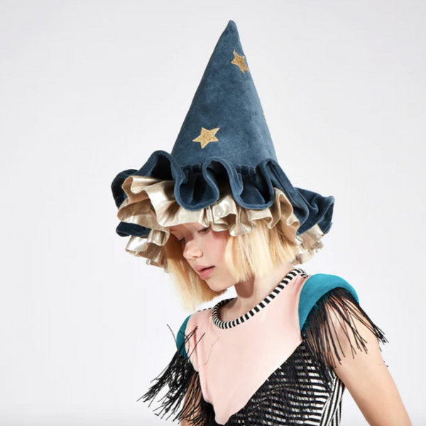Pointed Witch Hat (Navy)
