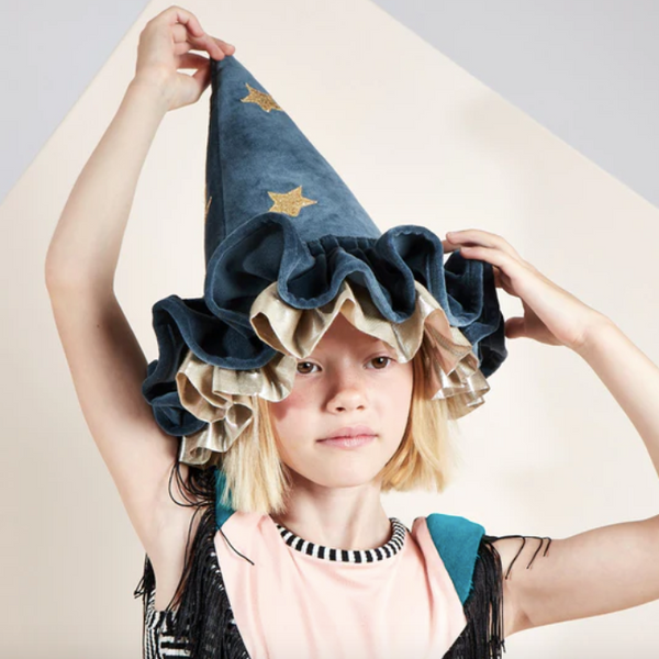 Pointed Witch Hat (Navy)