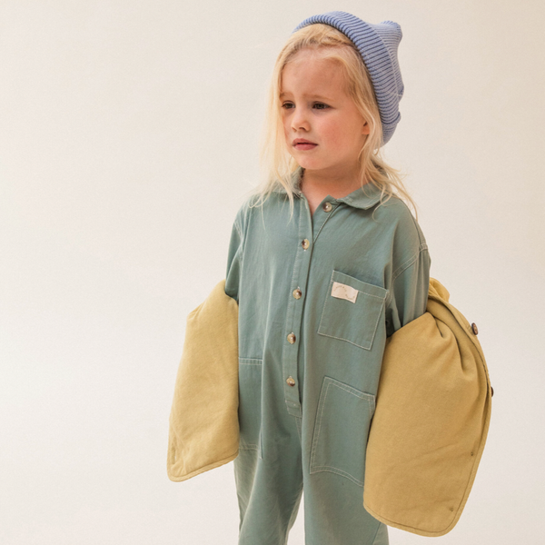 Milking It Western Overalls (Sea Green)