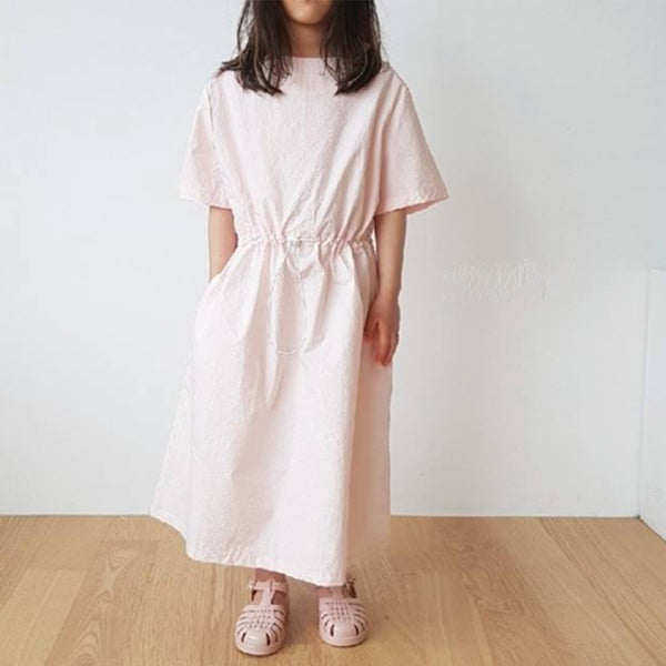 Nuovo Minimalist Simple Toggle Dress (Pink)