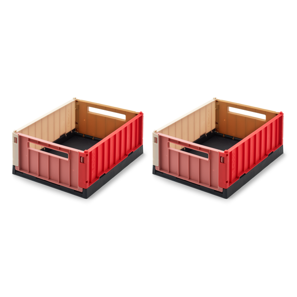 Weston Small Storage Boxes Set of 2 (Multi Mix)